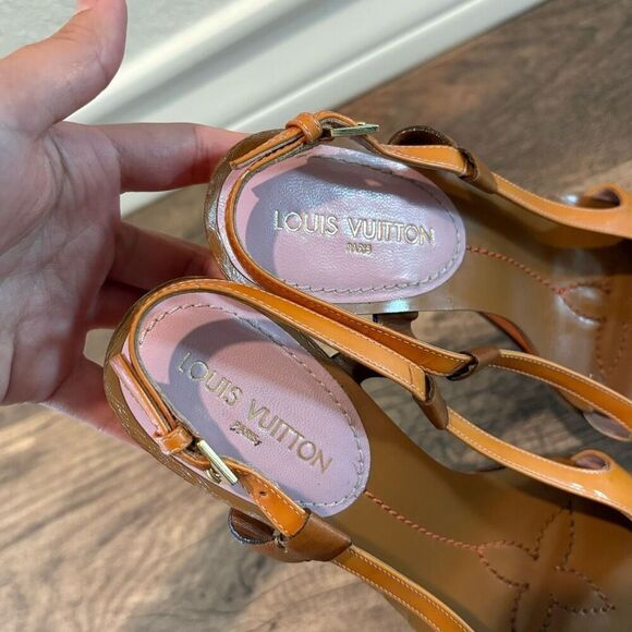 Louis Vuitton Size 36.5 Wedge Sandal - Picture 2 of 10